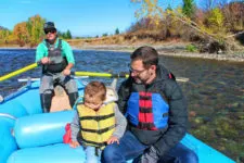 Taylor Family floating Flathead River Glacier Guides Montana Rafting Glacier National Park 5