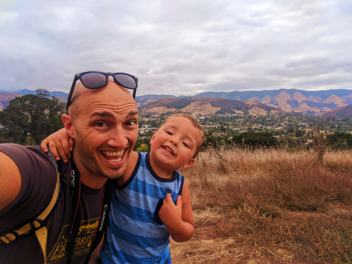 Taylor Family hiking Cerro San Luis Obispo 2
