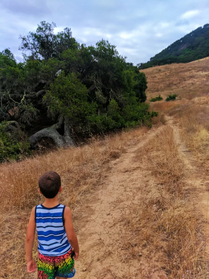 Taylor Family hiking to lemon grove at Cerro San Luis Obispo 6