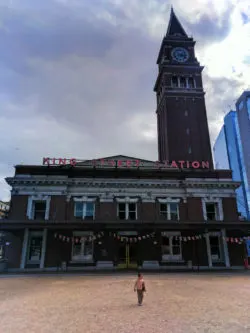 Taylor Family in Amtrak King Street Station Seattle 17