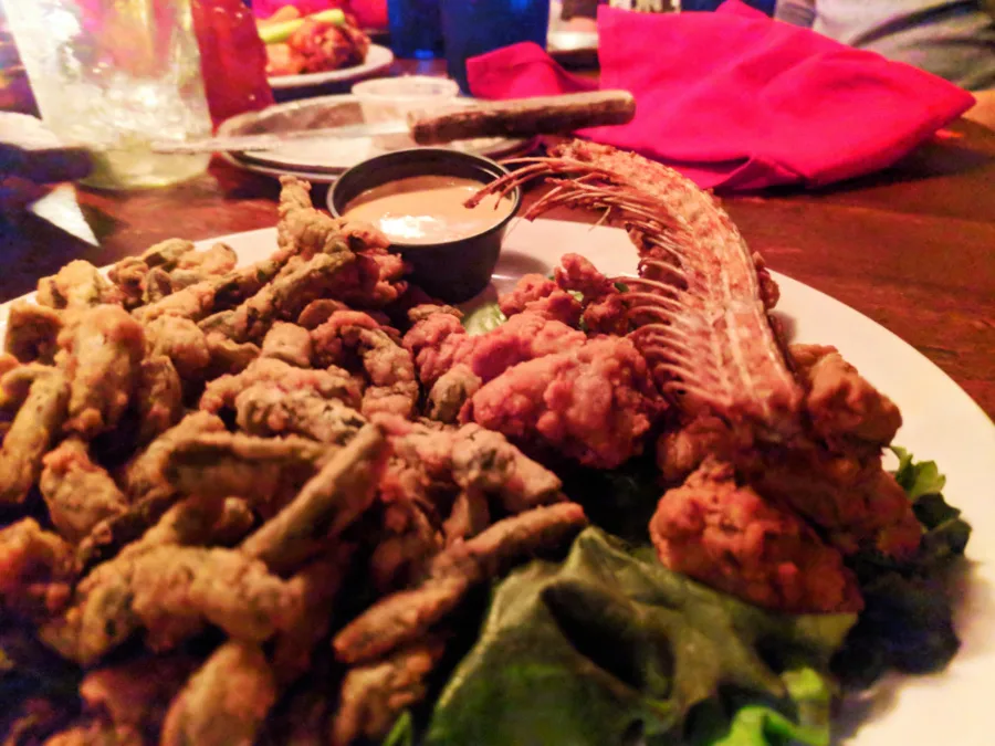 Fried Rattlesnake at Rusters Rooste Tempe 1