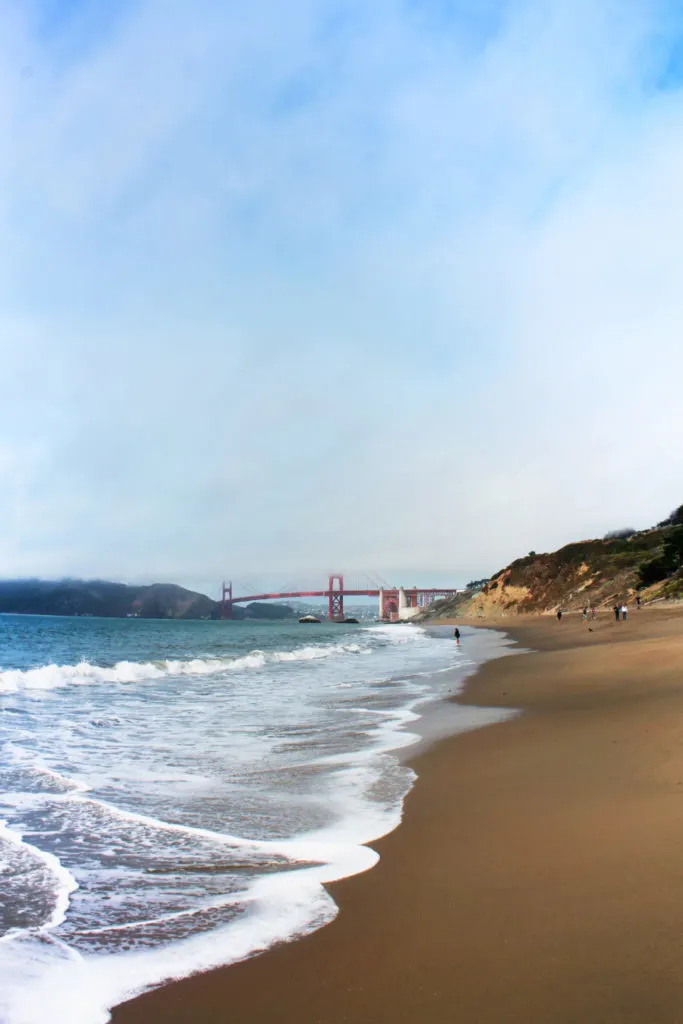 Golden Gate Bridge from Baker Beach GGNRA San Francisco 9