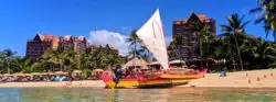 Disney's Aulani on the Hawaiian island of Oahu is a family resort full of fun, food, and the spirit of aloha. 2traveldads.com