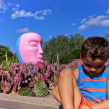 Taylor Family at Desert Botanical Garden Phoenix Tempe 3