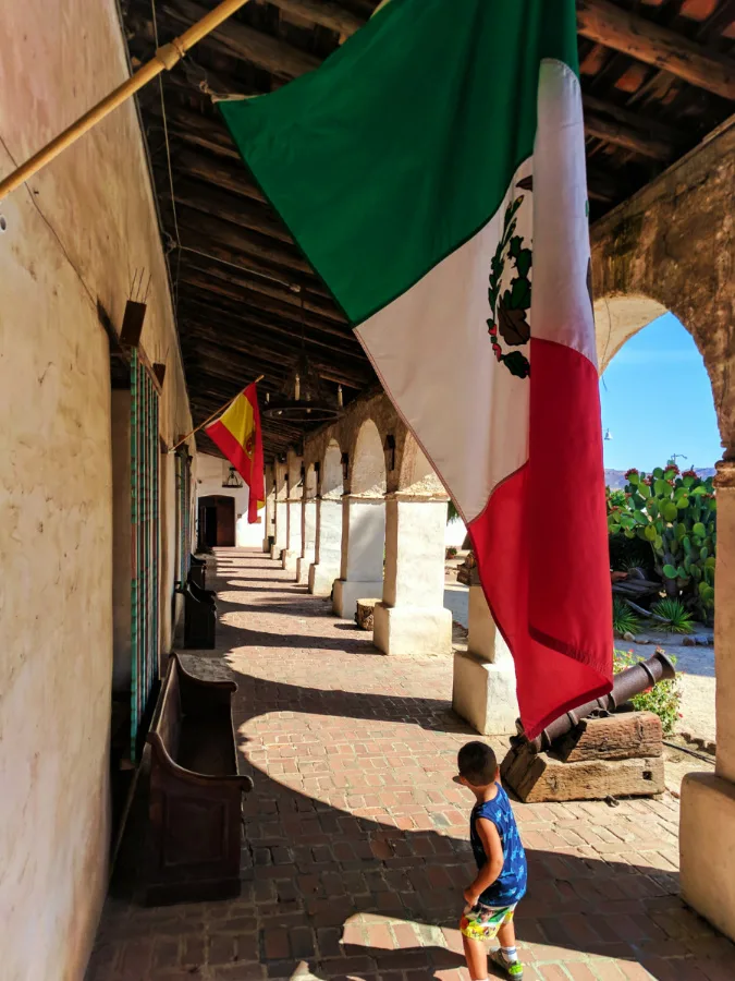 Taylor Family at Mission San Miguel Archangel 1