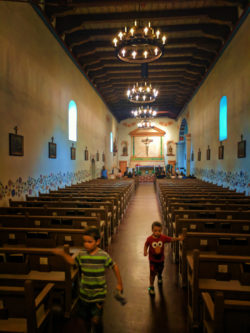 Taylor Family in Chapel at Mission San Luis Obispo 1