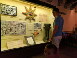 Taylor Family inside museum at Mission Santa Barbara 1
