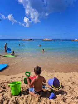 Taylor Family on beach at Disney Aulani Oahu 1