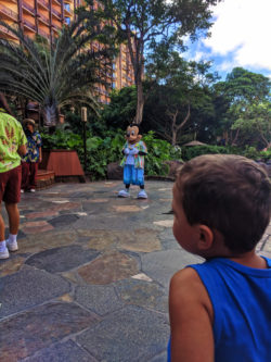 Taylor Family with Mickey Character Dining at Disney Aulani 1