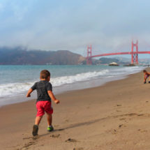 Taylor family at Golden Gate Bridge from Baker Beach GGNRA San Francisco 16