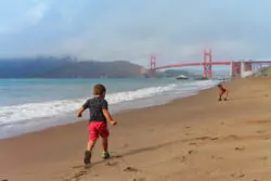 Taylor family at Golden Gate Bridge from Baker Beach GGNRA San Francisco 16