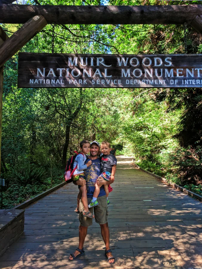 Taylor family in Muir Woods National Monument 14