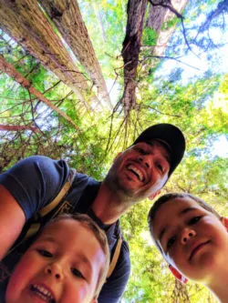 Taylor family in Muir Woods National Monument 4