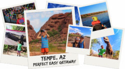 Tempe with kids is an easy and affordable Arizona getaway. Culture, desert nature, and fun make it a great winter vacation. 2traveldads.com