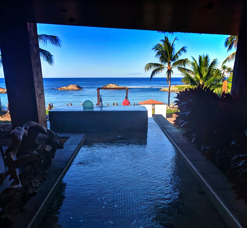 View from Amma Amma Restaurant Disney Aulani Oahu 1