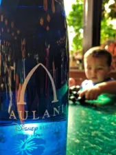 Water bottle and Taylor Family at Disney Aulani Oahu 1