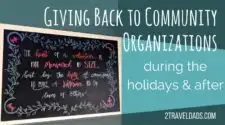 Giving back to community organizations is so important, especially when you're able to help families in your immediate area. From Huggies supporting the National Diaper Bank Network to leading a food drive, there are many ways to give back during the holiday season and after. 2traveldads.com