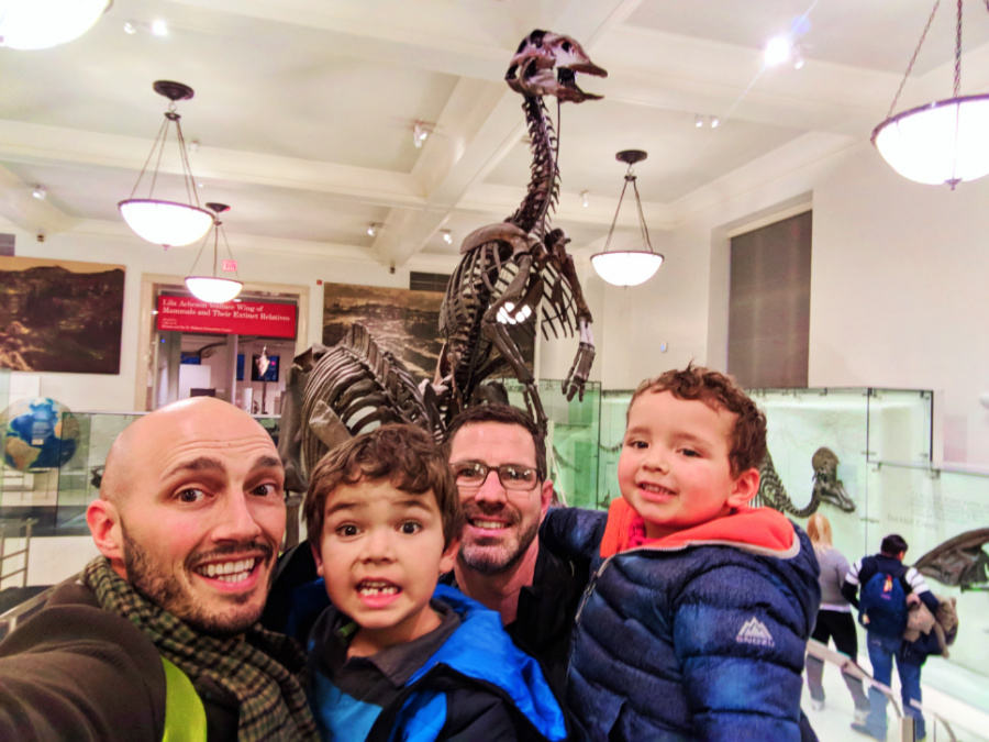 Taylor Family at American Museum of Natural History NYC