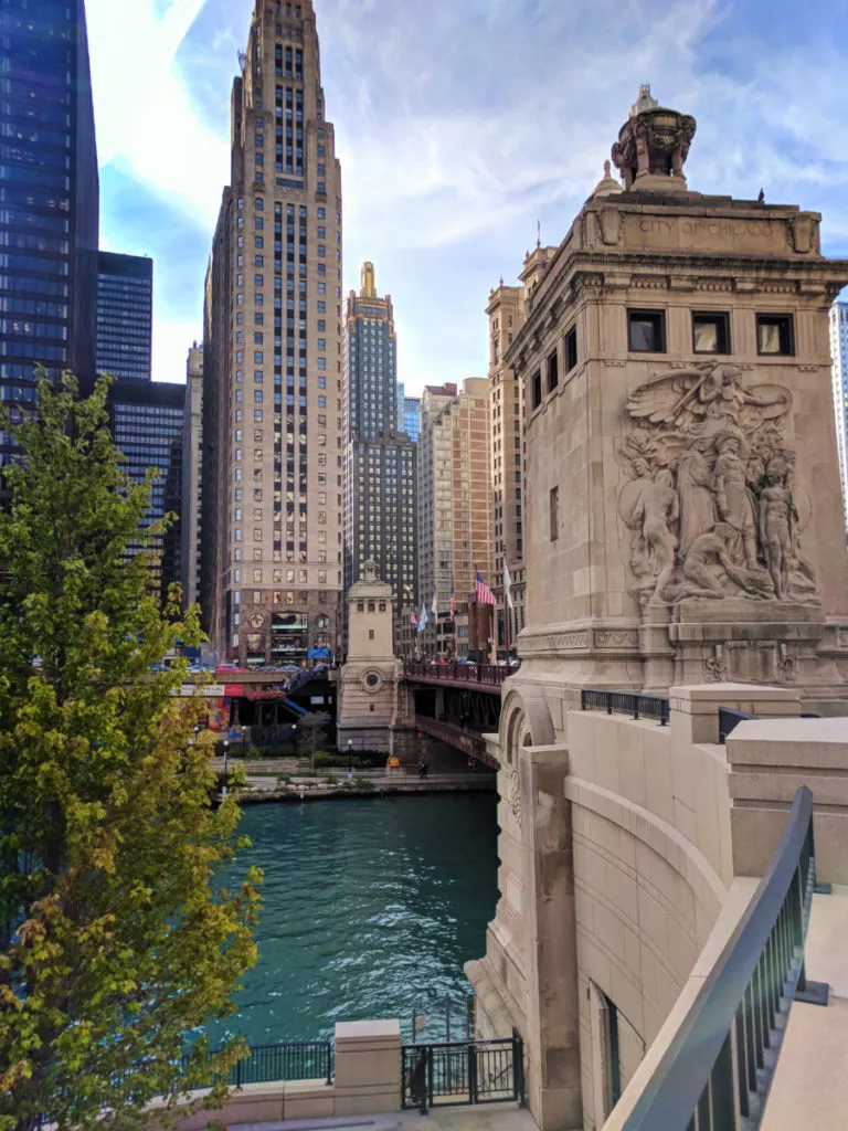 Tall Buildings on Michigan Ave Magnificient Mile Downtown Chicago 2