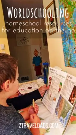 Before beginning worldschooling you must understand the homeschooling resources you'll be using. Education on the go needs to have tools to support it. 2traveldads.com