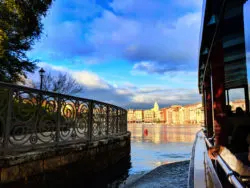 Approaching via Water Taxi harbor at Loews Portofino Resort Universal Orlando 1