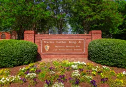 Entrance to King Center Martin Luther King Jr National Historic Site Atlanta 2