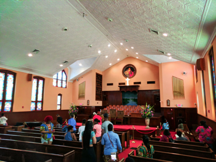 Inside Ebenezer Baptist Church At Martin Luther King Jr National ...