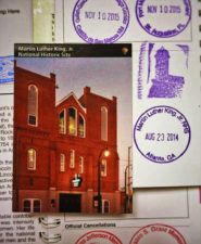 MLK National Historic Site Trading Card and Passport Cancellations 1