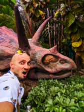 Rob Taylor Triceratops Jurassic Park Universals Islands of Adventure Universal Orlando 1