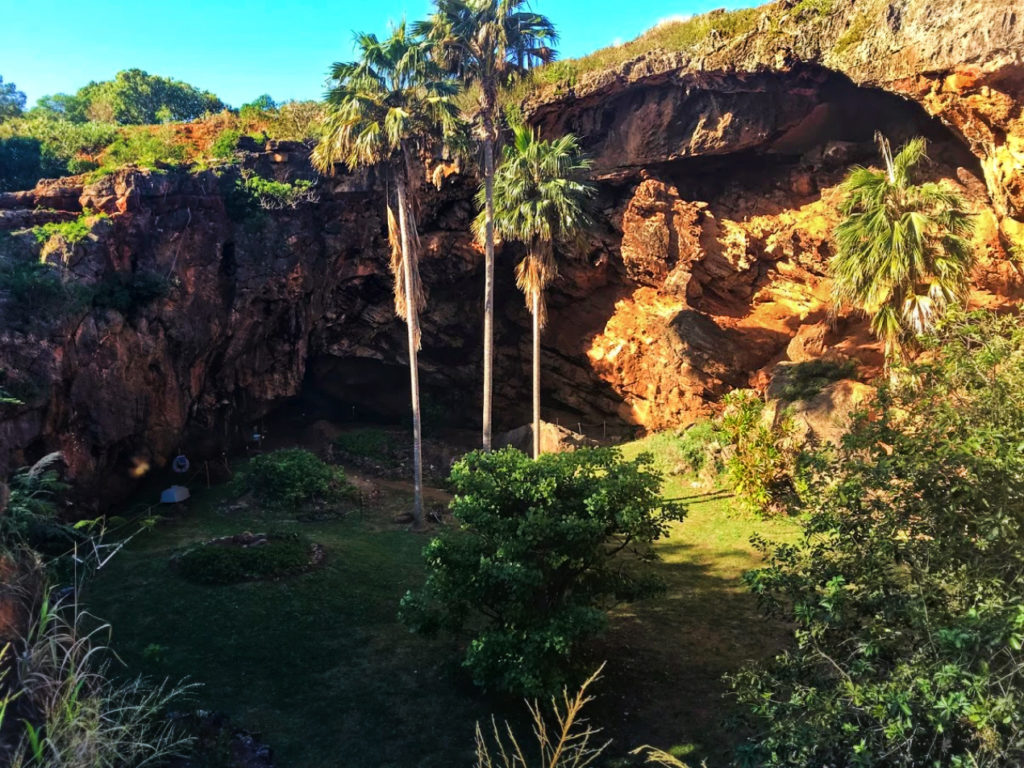Sunken Cave at Poipu Koloa on Kauai
