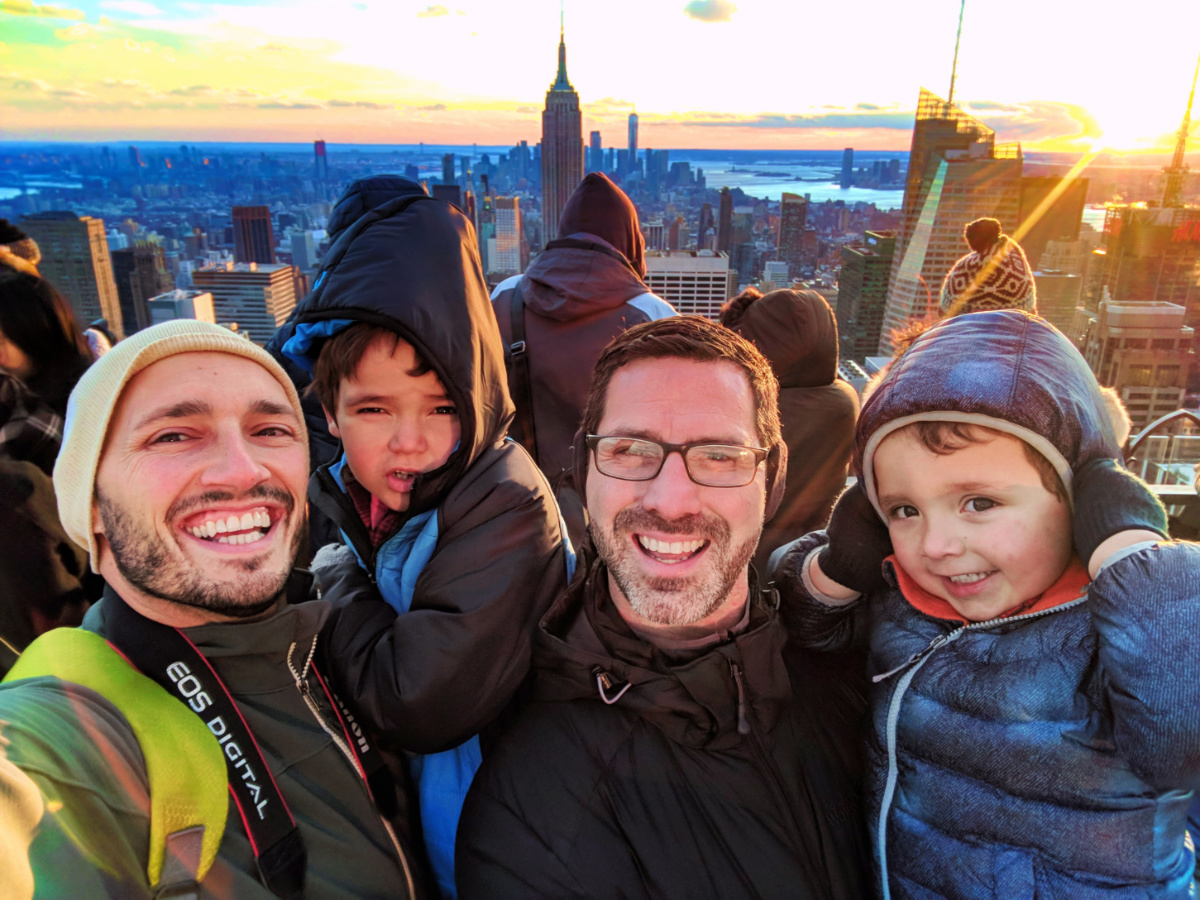 Taylor Family at Top of the Rock NYC 1