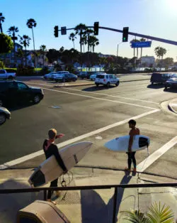 View of surfers from BW Plus Newport Beach 2