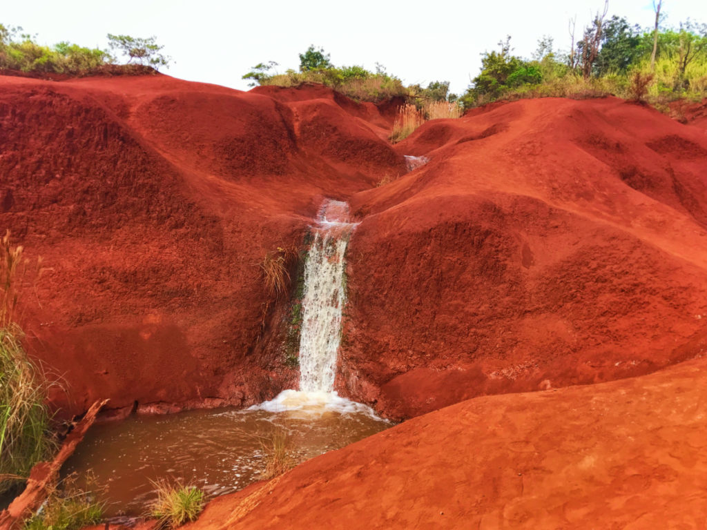 Red Dirt Waterfall Kauai Hawaii 1