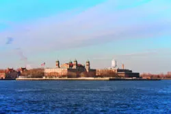 Ellis Island from Liberty Cruises Ship New York City 2