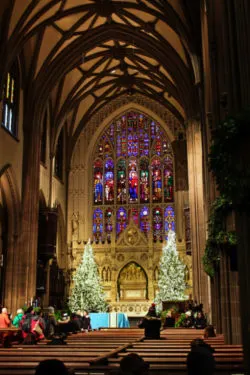 Inside Trinity Church Wall Street Subway station Lower Manhattan NYC 3