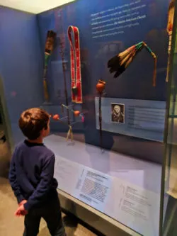 Taylor Family Cheyenne display at National Archives NYC National Museum of the American Indian 2