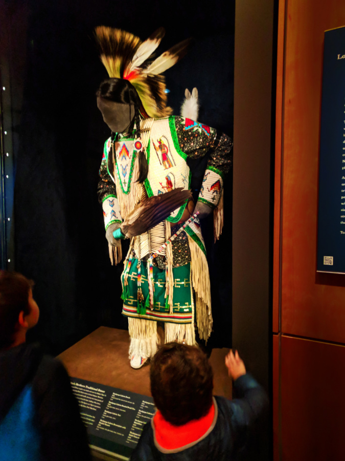 Taylor Family Lakota display at National Archives NYC National Museum of the American Indian 2