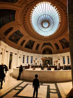 Taylor Family at Rotunda Mural at National Museum of the American India Lower Manhattan 1