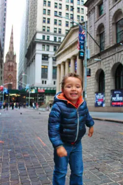 Taylor family on Wall St NYC 4