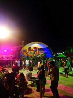 Carnival Celebration in Downtown Holbox at Night Isla Holbox Yucatan 4