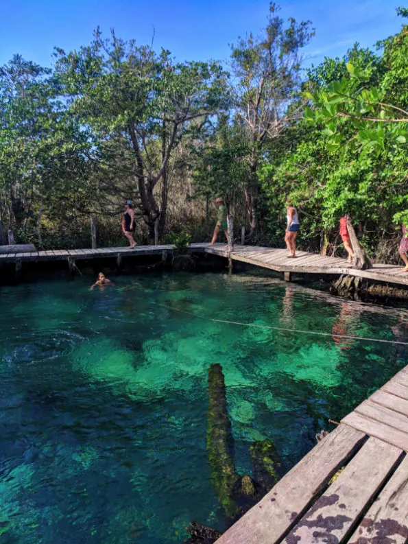 Cenote at Yum Balam Preserve Isla Holbox Yucatan 3