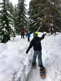 Emerald City Life Terumi Snowshoeing at Gold Creek Pond Snoqualmie Pass 3