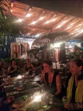 Group dinner at Luuma Isla Holbox Yucatan 2