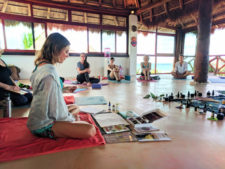 Joanne Matson Ayurveda discussion at Isla Holbox Yoga Retreat 1