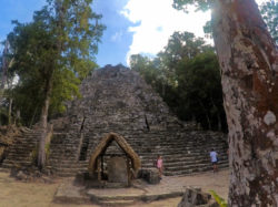 Pyramid steps at Coba Ruins Mayan Ruins Yucatan 1