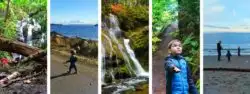 Kid friendly hikes in Washington State are plentiful. From hiking in the mountains to combing beaches, ancient forests to lush waterfalls, hiking in Washington is an adventure any time of year. 2traveldads.com