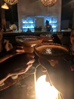 Tamarindo Margaritas at Restaurant on Isla Holbox Yucatan 1