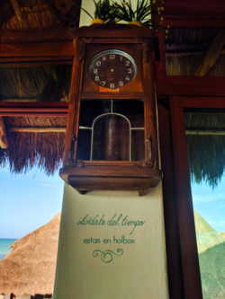 Timeless Clock at Villas Flamingos Isla Holbox Yucatan 2