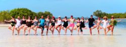 Travel for yoga is a genius way to visit beautiful new places. Doing a yoga retreat on Isla Holbox off the Yucatan or Mexico was ideal for focusing on wellness while enjoying tropical beaches and flamingos. 2traveldads.com