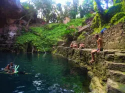 Cenote Zaci in Valladolid Yucatan Mexico